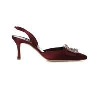Manolo Blahnik - Hangisi 105 Pump - Femme - Chaussures - Rouge - Taille: 38 1/2 EU
