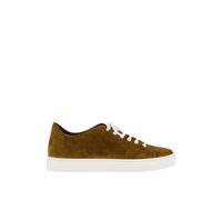 Manolo Blahnik, Homme, Chaussures, Brun, Taille: 43 EU Baskets en daim marron à coupe basse