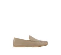 Manolo Blahnik - Mocassins de luxe en cuir beige - Homme - Chaussures - Beige - Taille: 39 EU