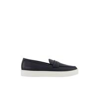 Manolo Blahnik - Mocassins en Cuir Marine Style Moderne - Homme - Chaussures - Bleu - Taille: 40 EU