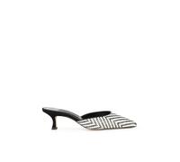 Manolo Blahnik - Mule à talon tissée à bout pointu - Femme - Chaussures - Multicolore - Taille: 38 EU