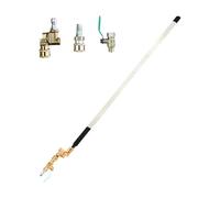 Manolyee De Nettoyage Pour Radiateurs,Lance De Rinçage Robuste Pour Systèmes De Chauffage | Flexible en Acier Inoxydable avec Souffleur pour Systèmes de Chauffage Climatisation Réfrigération Camions