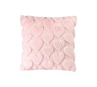 Manolyee Housses De Coussins pour La Saint-Valentin,Rose Doux 45x45 Cm - Housses De Coussins en Cœur pour La Décoration De Canapé - pour Couples Chambre Salon Ferme Maison Canapé Lit