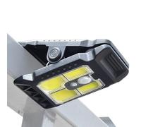 Manolyee Lumière Solaire Extérieur à Clip avec Détecteur de Mouvement - Lumières Solaires à Clip pour Extérieur - Éclairage LED Portable pour Garage Camping Clôture Jardin Portail Patio
