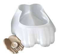 Manolyee Plateau Main Moule Silicone,Moule en Silicone Artisanat Main Palmier - Anti-Adhérent Outil Créatif pour Mariage Fête Loisirs Maison Salle de Classe Art