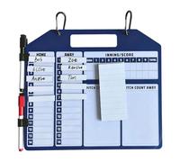 Manolyee Tableau De Baseball pour Abri Joueurs | Magnétique pour Tenue De Score De Baseball,Double Face pour Softball | pour Terrain Tournoi Jour De Match Débutants Adolescents Adultes