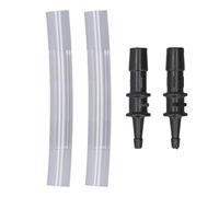 Manometer Tube Adapter 3/16 to 5/16 Inch | High Pressure Sturdy ABS Fitting | Conversion Connector for Measurement Tubes/HVAC Systems/Industrial Equipment | RMA316