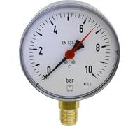 Manometre 0-10 bar 100mmÝ G1/2