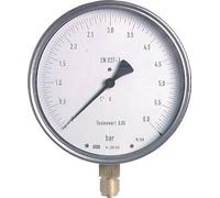 Manomètre 0..60 Bar sous acier inoxydable 160 mm Classe 0.6