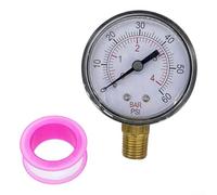 Manomètre 1/4 NPT pour filtres de piscine 0 60 psi conçu pour un remplacement facile