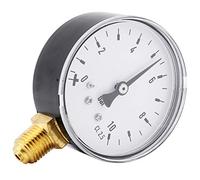 Manomètre, 1/4 Pouce NPT Raccord Fileté Jauge de Test de Pression D'eau avec Latéral, pour Mesurer L'air, L'eau, L'huile, Le Gaz
