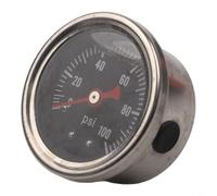 Manomètre -100 Psi, régulateur de compteur en acier inoxydable, adaptateur AN4 AN6 AN8 AN10 AN12, /8 pour raccord de port femelle NPT, pression de conduite d'essence pour, pour automobile (A)