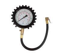 Manomètre 4 pouces cadran de la voiture de pneumatique des pneumatiques avec clip sur les essais de pression de mandrin d'air (Color : Black, Size : 0-87psi(6bar))