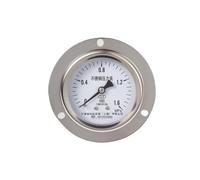 Manomètre à bain d'huile, bride avant 2,5" M14*1,5, 60 mm, entièrement en acier inoxydable, résistant aux chocs, 1 pièce YN60BF-ZT.(0-2.5Mpa)