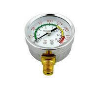 Manomètre à cadran de 2 pouces, montage latéral, 1/8 pouce NPT - 0 à 200 PSI