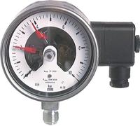 Manomètre à contact 1NC/2NO 0..2.5bar (36psi) Acier inoxydable 100mm Classe 1 Sous Connexion