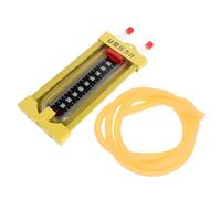 Manomètre à Eau pour Gaz, Colonne U 0-1000 Pa, Diagnostic Industriel | Lecture Claire sans Bulles, sans Alimentation, Alliage Verre Silicone, pour Plombiers et Réseaux de Gaz