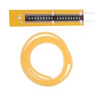 Manomètre à Gaz en U, 0-2000 Pa, Bois et Verre pour Mesure | Capteur de Pression pour Pipeline , Réponse Sensible, Usage Extérieur, sans Interférence Électronique