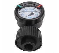 Manomètre à membrane en polypropylène pour applications industrielles y compris gravure et filtration 0-10 kg Plage de pression 1/2 PT Interface filetée (0-10 kg)