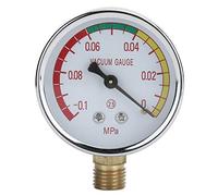 Manomètre à Vide, 4 Manomètre à Vide à traire à Filetage mâle Pratique pour Machine à traire pour l'aquaculture