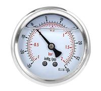 Manomètre à vide rempli d' axiale TS-PGGZ60Z4-2bar 1/4BSP Y60 pour l'industrie minière