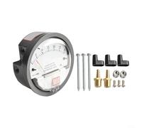 Manomètre analogique de pression différentielle 0-30 Pa à 0-750 Pa en aluminium pour mesure de gaz d'air dans salle blanche CVC pharmaceutique et aquaculture (0-30 pa)