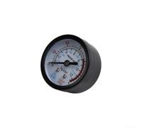 Manomètre analogique pour compresseur d'air 13 mm filetage mâle 0-180 PSI 0-12 bar avec boîtier de 50 mm et coque en fer