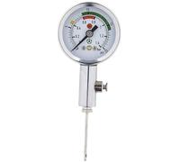 Manomètre Boule avec Aiguilles Gonflables, Jauge Pression Balle Mini Portable, Outil Baromètre pour Toutes Vannes Bille, Instrument Mesure Pression Air pour Volleyball, Basketball, Football, Rugby