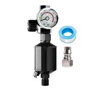 Manomètre D'air - Régulateur De Séparateur D'humidité De Précision De 14,1 Cm, Filtre Pneumatique Avec Lecture Précise De La Pression | Outil De Contrôle Du Flux D'air En Temps Réel Pour La Co