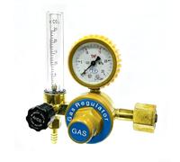 Manomètre d'argon, régulateur de débitmètre d'argon avec échelle pour sortie de gaz, réducteur de pression de gaz argon pour connecteur de filetage de soudure