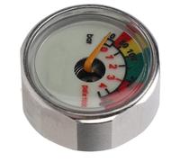 Manomètre de Bouteille de Gaz de Plongée en Acier Inoxydable, Manomètre de Bouteille de Poney pour la Plongée, Brille dans le Noir, étanche à 30 M, Affichage Précis de la