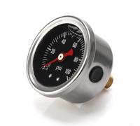Manomètre de carburant, 0-100 PSI avec mouvement humide rempli de liquide pour vibrations, filetage NPT de 0,3 cm, adaptateur AN6, pour camions, motos, bateaux