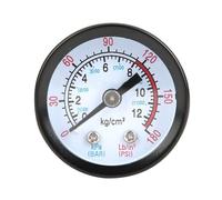 Manomètre de compresseur d'air, 0~180 PSI 0~12 bars, manomètre sec, multi-fonction, coque en fer, instrument de mesure de pression pour compresseur d'air
