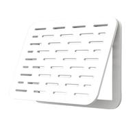 Manomètre de couverture de panneau électrique à clapet | Boîte décorative verticale sans perforation avec conception à charnière pour unité de distribution montée sur recouvrement idéale pour le