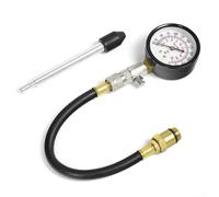 Manomètre de cylindre professionnel et testeur de compression de moteur à gaz pour moteurs de voiture avec cadran de 75 mm et résolution précise de 0 01 PSI pour une évaluation fiable de la santé du