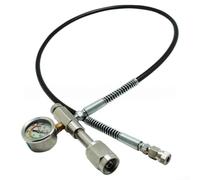 Manomètre de Plongée 6000 PSI et Compact Manomètre de Plongée | Tuyau 36 pouces, garde-ressorts double, OD 8.5mm, résistance accrue aux chocs