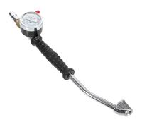 Manomètre de Pneu pour Voiture, Embout de Gonflage Précis Portable | Jauge de Pression, Poignée Intégrée, Fer, pour Pneus de Véhicule et Grands Pneus