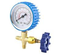Manomètre de pression de climatisation - Anti-fuite et précis - Valve de remplissage de liquide de refroidissement pour climatiseur - Pour techniciens de réparation, maison, voiture, bureau, chambre