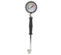 ManomèTre De Pression Des Pneus 0-220 Psi Type De Pointeur MéCanique Portable Haute PréCision Universel Pour Voiture Moto VéLo