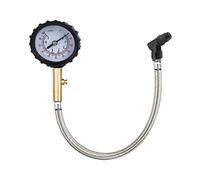 Manomètre de pression des pneus à long tube haute précision pour voiture, camion, moto, jauge d'air à montage inférieur pour pneus de camion, compresseur numérique à montage arrière, gonfleur liquide