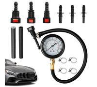 Manomètre de Pression d'Huile - Robuste et précis avec multiples adaptateurs | Manomètre pour pompe automobile,pour Voiture, Moto, Atelier Mécanique