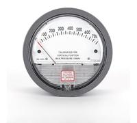 Manomètre de pression différentielle avec pointeur pour la mesure du débit d'air et de la pression de gaz, design compact avec protection à membrane anti-explosion (0-750 pa)