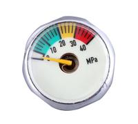Manomètre de Pression M8 40 Mpa 25mm Affichage Lumineux Compact | Boîtier Cuivre et Fer, Lecture Précise, pour Régulateurs de Gaz, Bouteilles D’oxygène, Contrôles Nocturnes