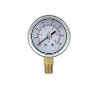 Manomètre de Pression numérique 40 mm, Filetage 1/8, boîtier en Acier Inoxydable, Joint en cuivre, jauge de Remplissage d'huile hydraulique (NPT 1-8 avec Huile, Personnalisable)