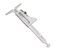Manomètre de soudage en acier inoxydable avec double échelle de mesure pour surveiller le niveau de soudure et l'épaisseur du tuyau