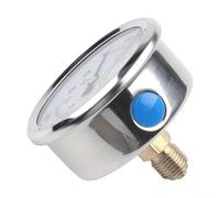 Manomètre en acier inoxydable 0-100 bar avec cadrans de 60 mm, rempli de liquide pour systèmes hydrauliques, jauge remplie de glycérine avec filetage M14 x 1,5 (0-100 bar)