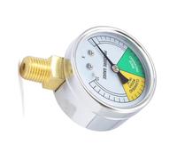 Manomètre en acier inoxydable 0-30PSI, pièce de | Manomètre de mesure de pression précis, Texture en acier inoxydable, adapté à la pièce de réparation d ' autocuiseur