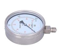 Manomètre en acier inoxydable, compteur de pression industriel 0-0,4 MPa avec filetage M20x1,5, montage vertical Y-150BF pour une mesure précise dans des environnements hostiles