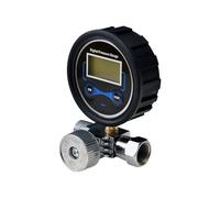 Manomètre industriel, Régulateur De Pression, Vanne Commande Jauge D'air Numérique 1/4 200PSI Adaptée Au Pistolet Pulvérisateur