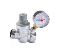 Manomètre intégré sur soupape de réduction de pression réglable pour plomberie (DN25)